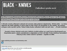 Tablet Screenshot of black-knives.com